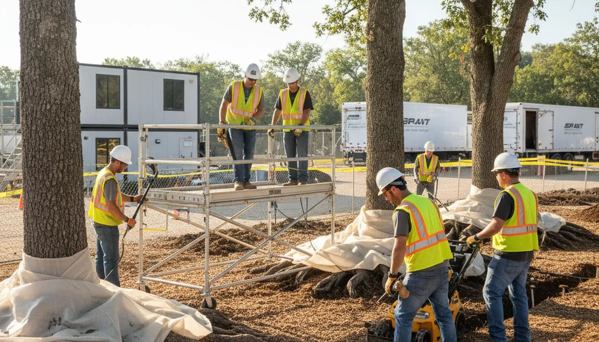 Root protection service in Sarasota, FL for healthy trees on residential property