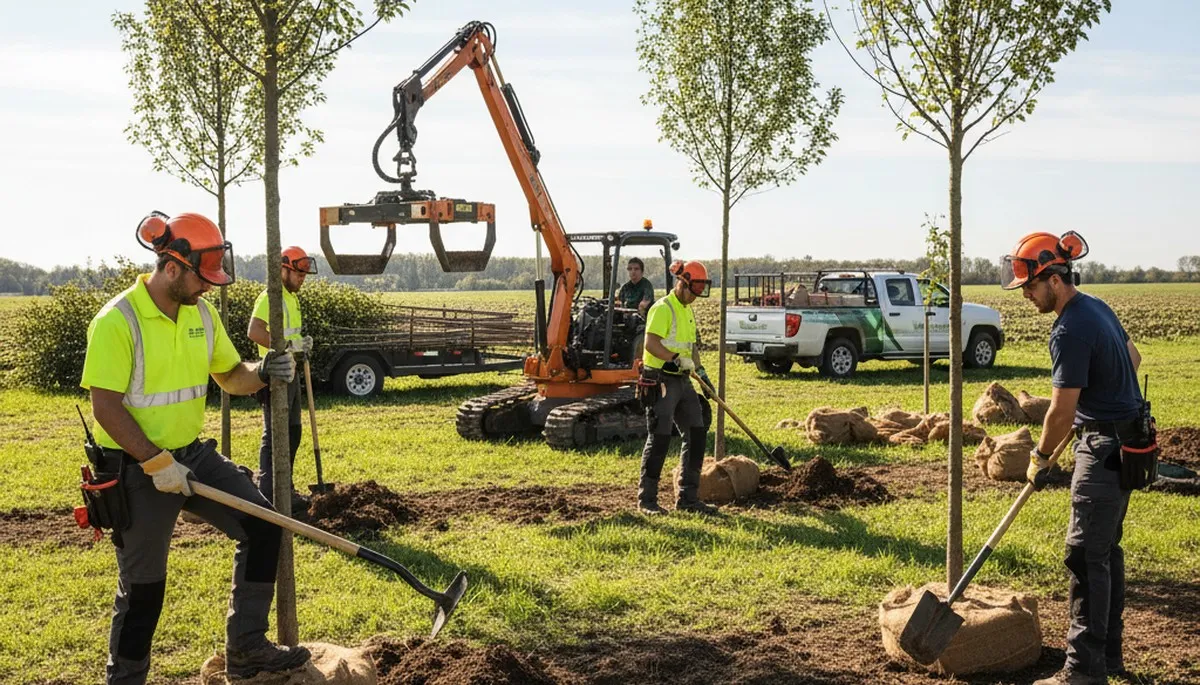 Tree planting service in Sarasota, FL for coastal-friendly landscape installation